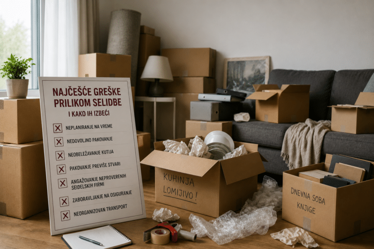 Move Masters - Pronađite pravu agenciju za selidbe – stručnost je ključ uspeha - Najčešće greške prilikom selidbe i kako ih izbeći