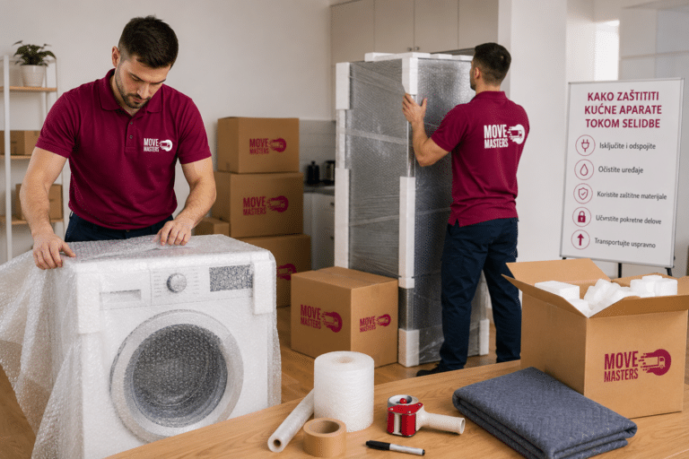 Move Masters - Sigurno transportovanje je od suštinskog značaja za očuvanje aparata - Kako zaštititi osetljive kućne aparate tokom selidbe