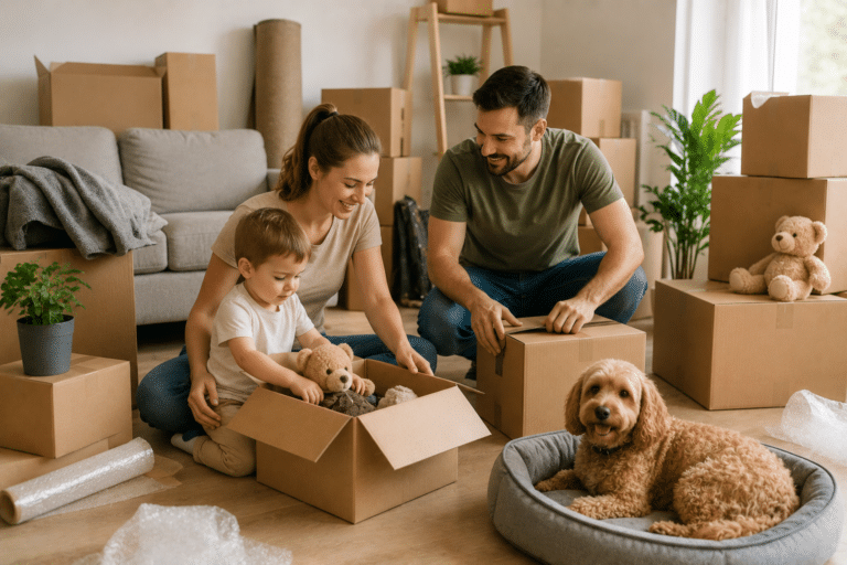 Move Masters - Uključite decu u pakovanje – učinite to igrom - Kako organizovati selidbu kada imate malo dete ili kućne ljubimce