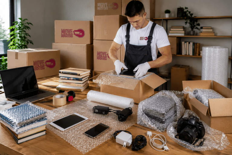 Move Masters - Efikasno pakovanje za bezbednu selidbu - Kako efikasno pakovati knjige, uređaje i elektroniku za selidbu