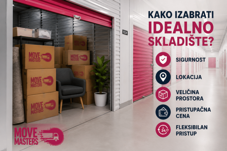 Move Masters – Izaberite skladište koje Vam pruža sigurnost i praktičnost - Kako izabrati idealno skladište za svoje stvari Saveti za iznajmljivanje