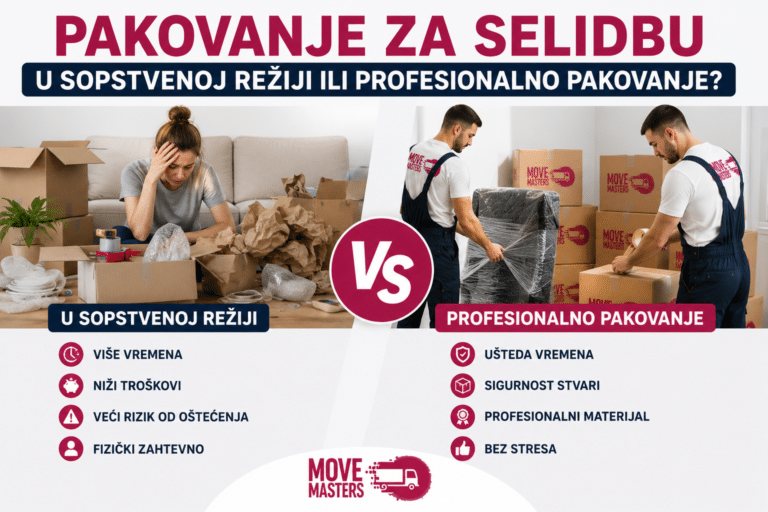 Move Masters – Pakujte sami, ili prepustite profesionalcima – izbor je Vaš - Pakovanje za selidbu u sopstvenoj režijibr ili profesionalno pakovanje