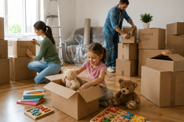 Move Masters - Selidba sa detetom - Uz dobru organizaciju sve je moguće - Saveti za Efikasno Pakovanje Kada se Selite sa Detetom