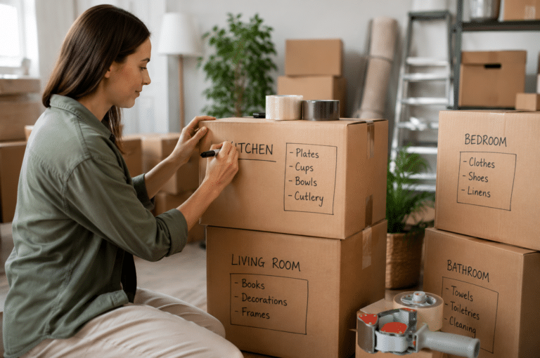 Move Masters - Označi pametno – raspakuj bez muke - Kako pravilno označiti kutije za selidbu Saveti za lakše raspakivanje
