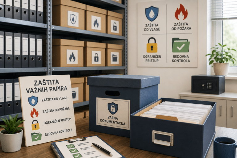 Move Masters - Sačuvajte ono što je važno – dugoročno i bezbedno - Kako bezbedno skladištiti dokumentaciju Zaštita važnih papira