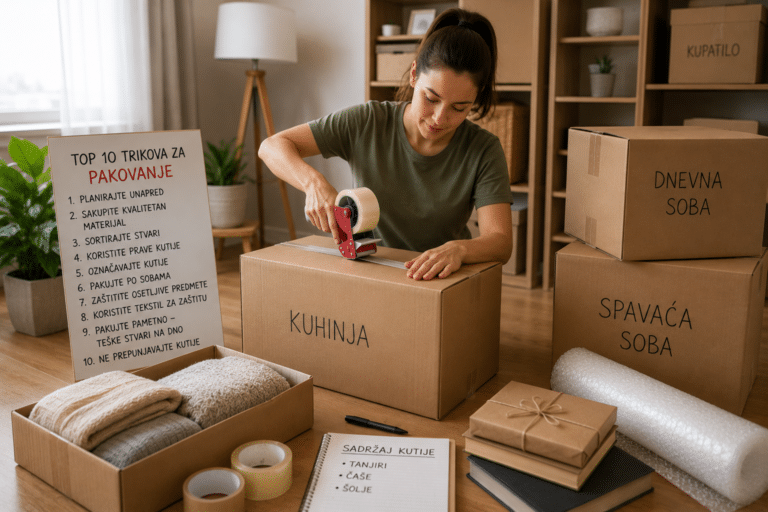 Move Masters – Selidba počinje lako kad Move Masters pakuje – Top 10 trikova za brzo i organizovano pakovanje stvari