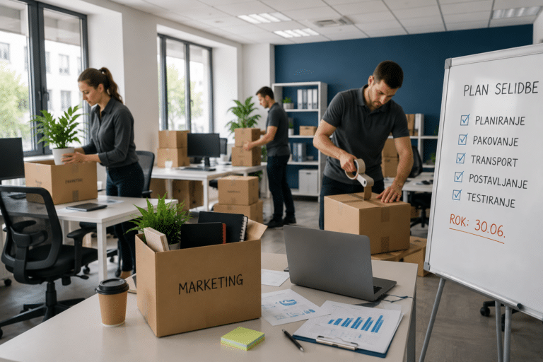 Move Masters - Selidba firme bez kašnjenja i bez prekida rada - Kako uskladiti selidbu firme sa tekućim projektima i rokovima