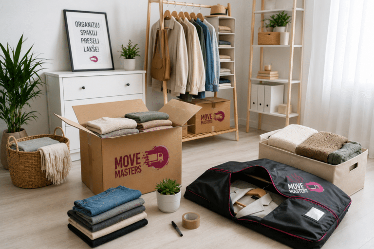 Move Masters – red u kutijama, mir u glavi - Pametno pakovanje odeće prilikom selidbe kako zaštititi tkanine i organizovati sezonske stvari