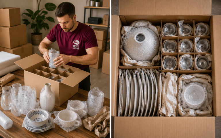 Move Masters - Vaši lomljivi predmeti zaslužuju posebnu pažnju - Kako pravilno zaštititi staklene i lomljive predmete u pakovanju